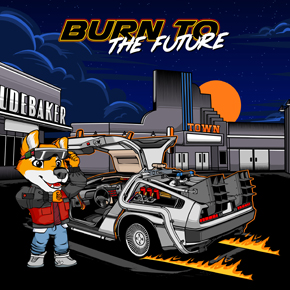 First NFT sample of Burn to The Future