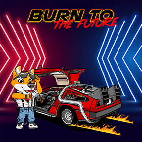 Third NFT sample of Burn to The Future