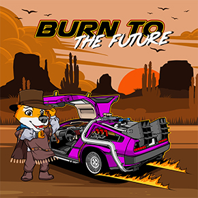Fourth NFT sample of Burn to The Future