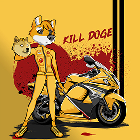 First NFT sample of Kill Doge