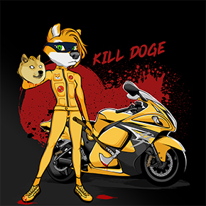 Third NFT sample of Kill Doge
